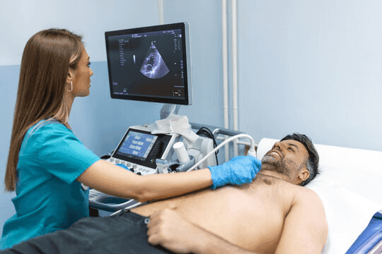 2D Echo & Colour Doppler